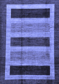 Abstract Blue Modern Rug, abs181blu