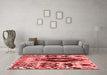 Modern Red Washable Rugs