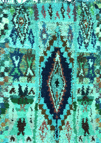 Oriental Turquoise Modern Rug, abs1820turq