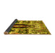 Sideview of Oriental Yellow Modern Rug, abs1820yw