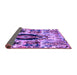 Sideview of Oriental Purple Modern Rug, abs1820pur