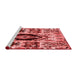 Modern Red Washable Rugs