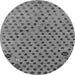 Round Oriental Gray Modern Rug, abs1821gry