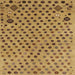 Square Machine Washable Abstract Yellow Rug, wshabs1821