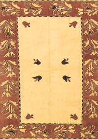 Oriental Brown Modern Rug, abs1822brn