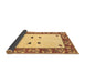 Sideview of Oriental Brown Modern Rug, abs1822brn