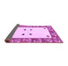 Sideview of Oriental Purple Modern Rug, abs1822pur