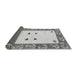 Sideview of Oriental Gray Modern Rug, abs1822gry