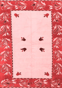 Oriental Red Modern Rug, abs1822red