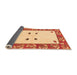 Sideview of Oriental Orange Modern Rug, abs1822org