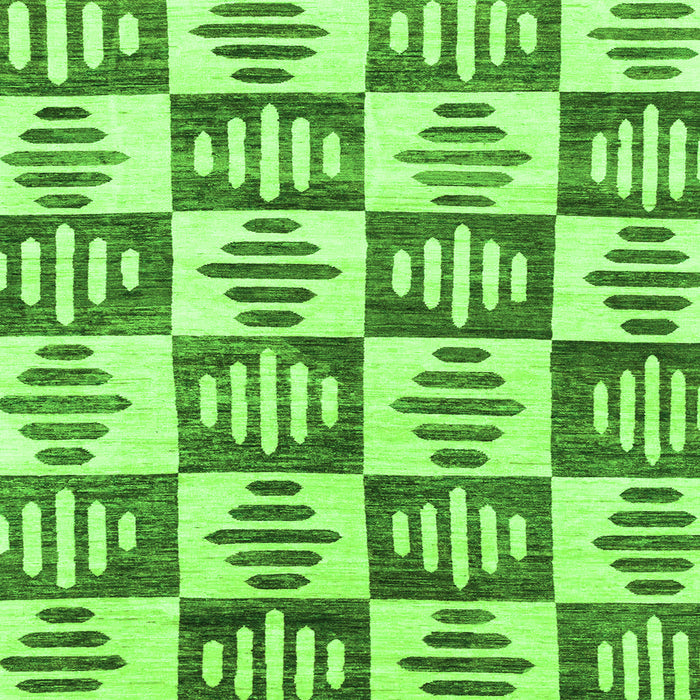 Square Oriental Green Modern Rug, abs1823grn