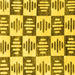 Square Machine Washable Oriental Yellow Modern Rug, wshabs1823yw