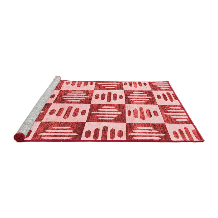 Modern Red Washable Rugs
