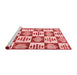 Modern Red Washable Rugs