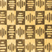 Square Oriental Brown Modern Rug, abs1823brn