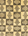 Abstract Chrome Gold Yellow Oriental Rug, abs1823