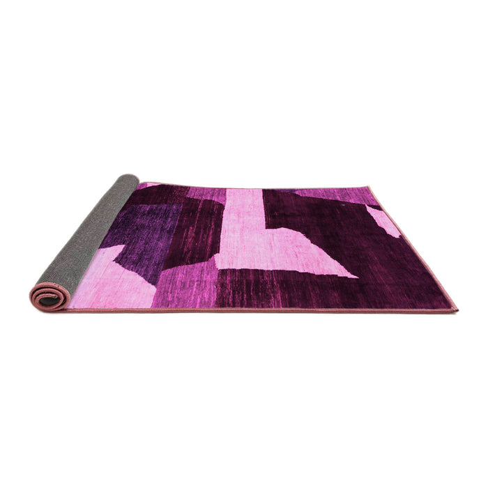 Sideview of Oriental Pink Modern Rug, abs1824pnk