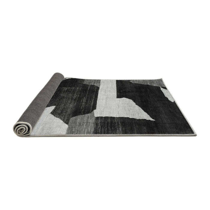 Sideview of Oriental Gray Modern Rug, abs1824gry