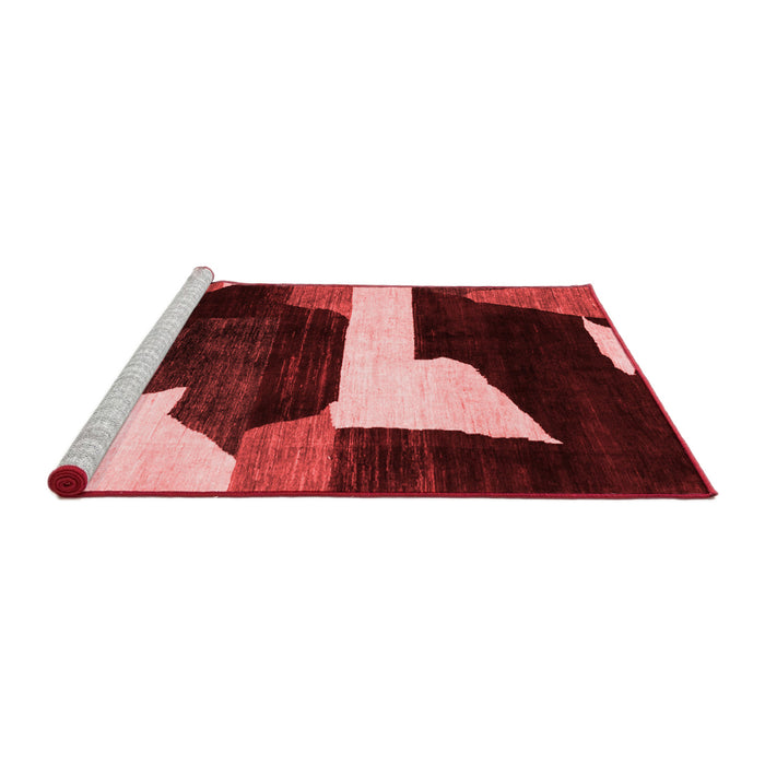 Modern Red Washable Rugs