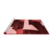 Modern Red Washable Rugs