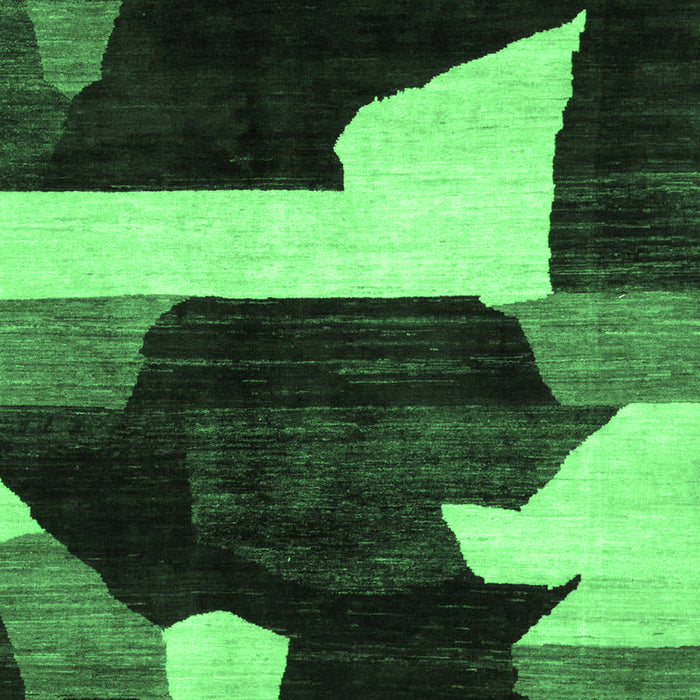 Oriental Emerald Green Modern Rug, abs1824emgrn