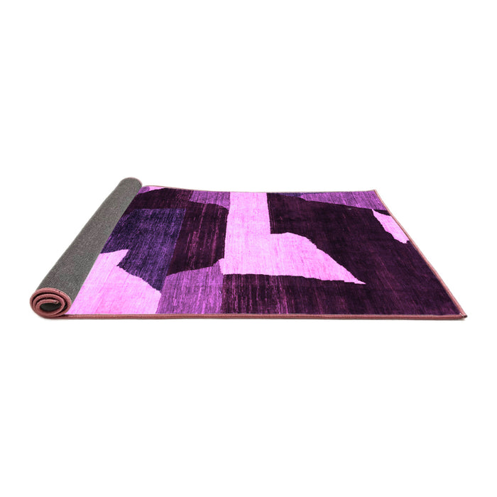 Sideview of Oriental Purple Modern Rug, abs1824pur