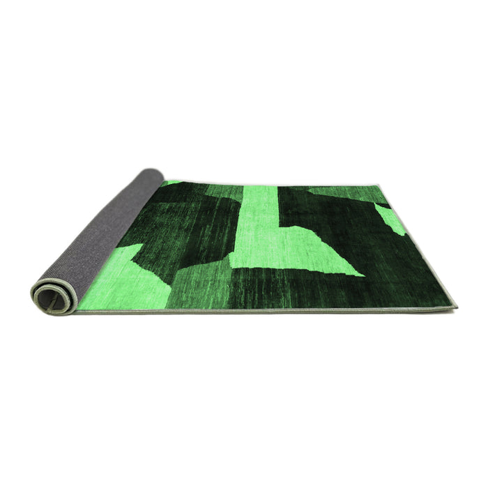 Sideview of Oriental Emerald Green Modern Rug, abs1824emgrn