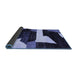 Sideview of Oriental Blue Modern Rug, abs1824blu