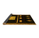 Sideview of Oriental Yellow Modern Rug, abs1825yw