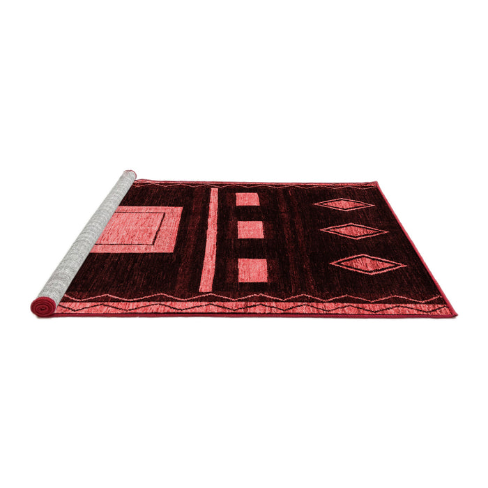 Modern Red Washable Rugs