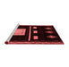 Modern Red Washable Rugs