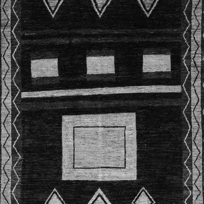 Machine Washable Oriental Gray Modern Rug, wshabs1825gry