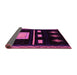 Sideview of Oriental Pink Modern Rug, abs1825pnk