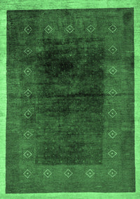 Oriental Emerald Green Modern Rug, abs1826emgrn