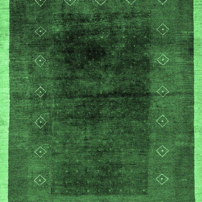 Oriental Emerald Green Modern Rug, abs1826emgrn