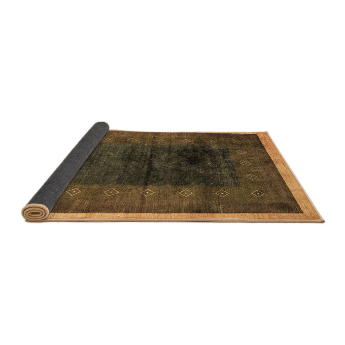 Sideview of Oriental Brown Modern Rug, abs1826brn