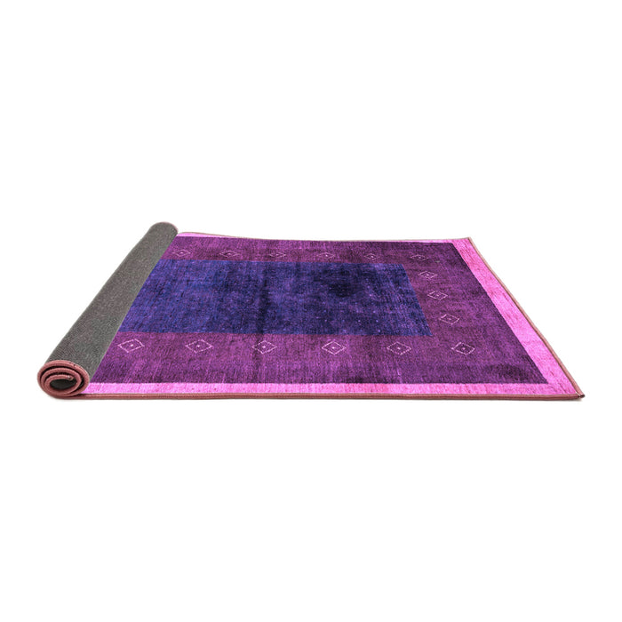 Sideview of Oriental Purple Modern Rug, abs1826pur