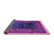 Sideview of Oriental Purple Modern Rug, abs1826pur