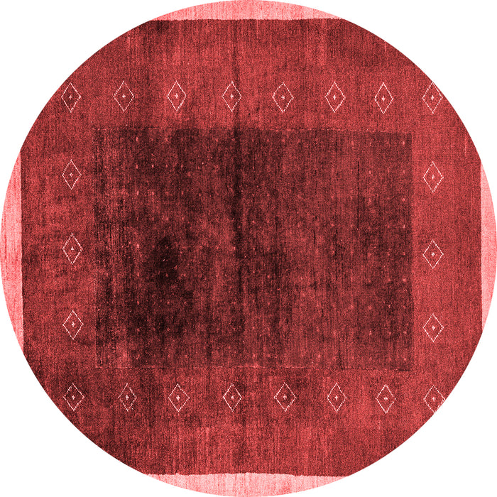 Machine Washable Oriental Red Modern Rug, wshabs1826red