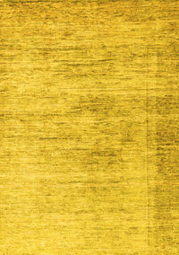 Oriental Yellow Modern Rug, abs1827yw