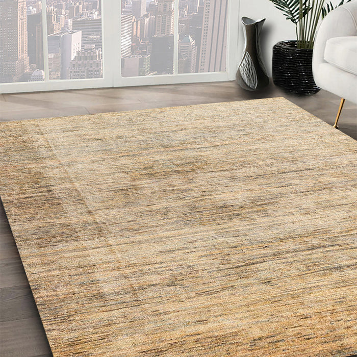 Machine Washable Abstract Brown Rug in a Family Room, wshabs1827