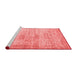 Modern Red Washable Rugs