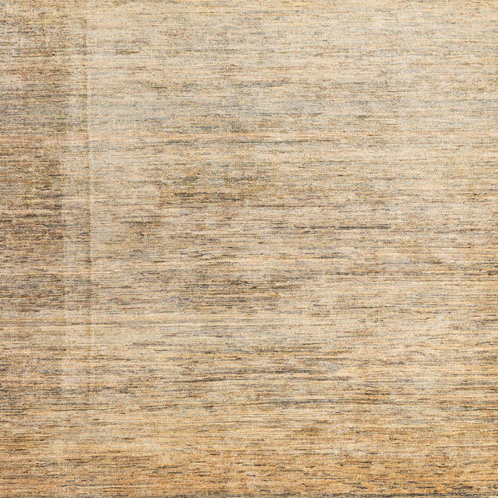 Square Abstract Brown Oriental Rug, abs1827