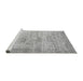 Sideview of Machine Washable Oriental Gray Modern Rug, wshabs1827gry