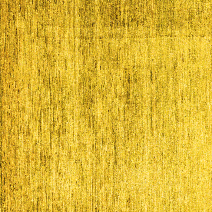Square Oriental Yellow Modern Rug, abs1827yw