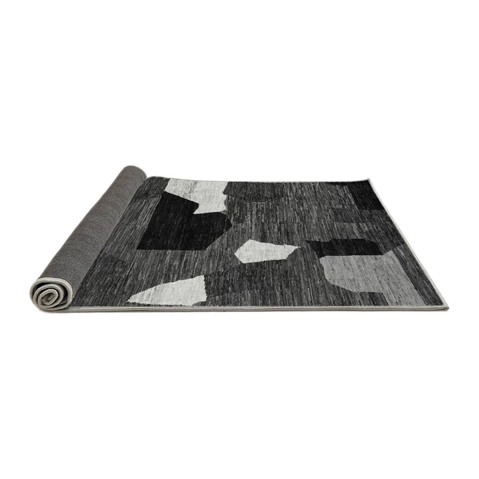 Sideview of Oriental Gray Modern Rug, abs1828gry