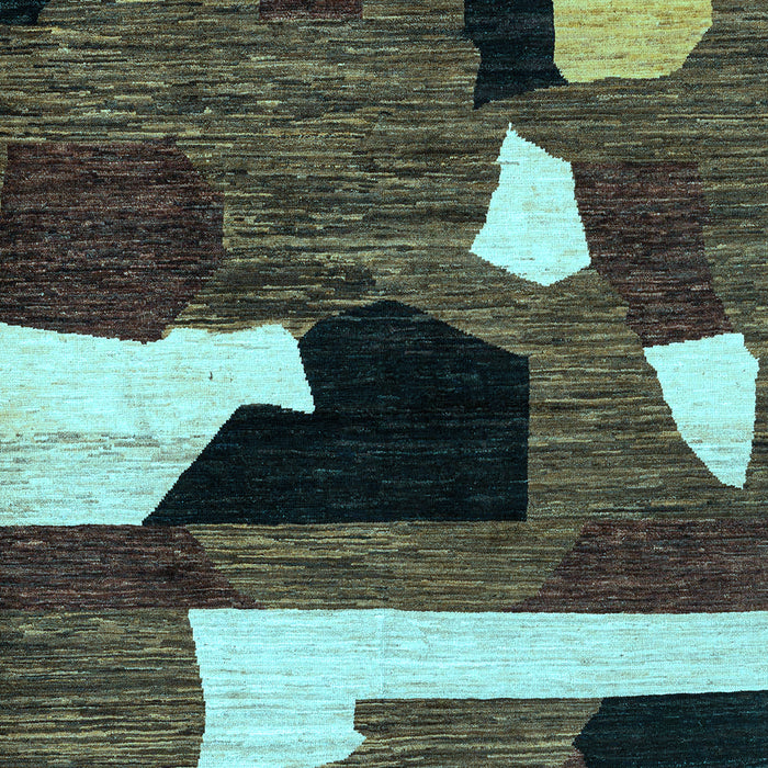 Oriental Light Blue Modern Rug, abs1828lblu