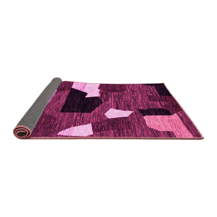 Sideview of Oriental Pink Modern Rug, abs1828pnk
