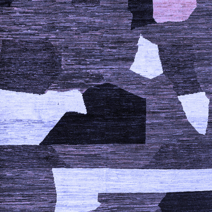 Machine Washable Oriental Blue Modern Rug, wshabs1828blu