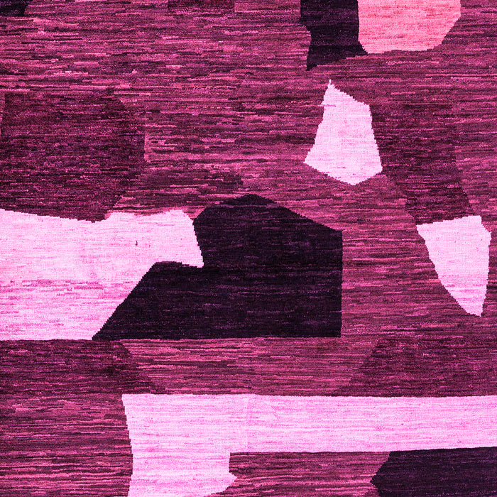 Machine Washable Oriental Pink Modern Rug, wshabs1828pnk